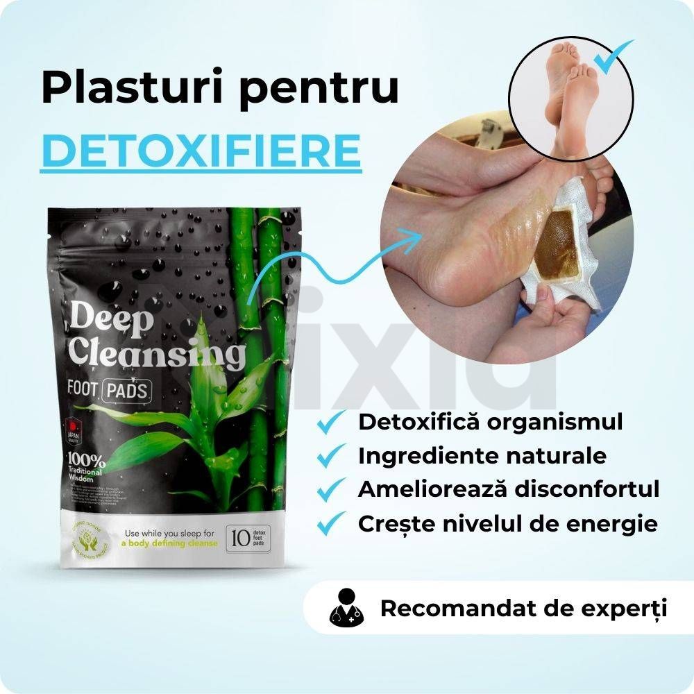 Set 10 Plasturi Terapeutici pentru Detoxifiere