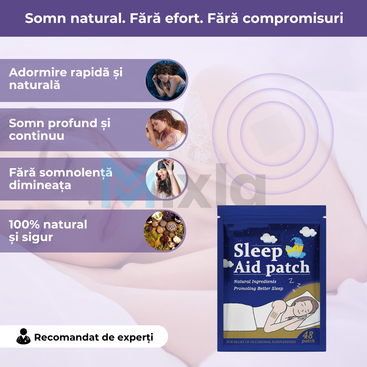 Set 48 Plasturi pentru Somn Odihnitor