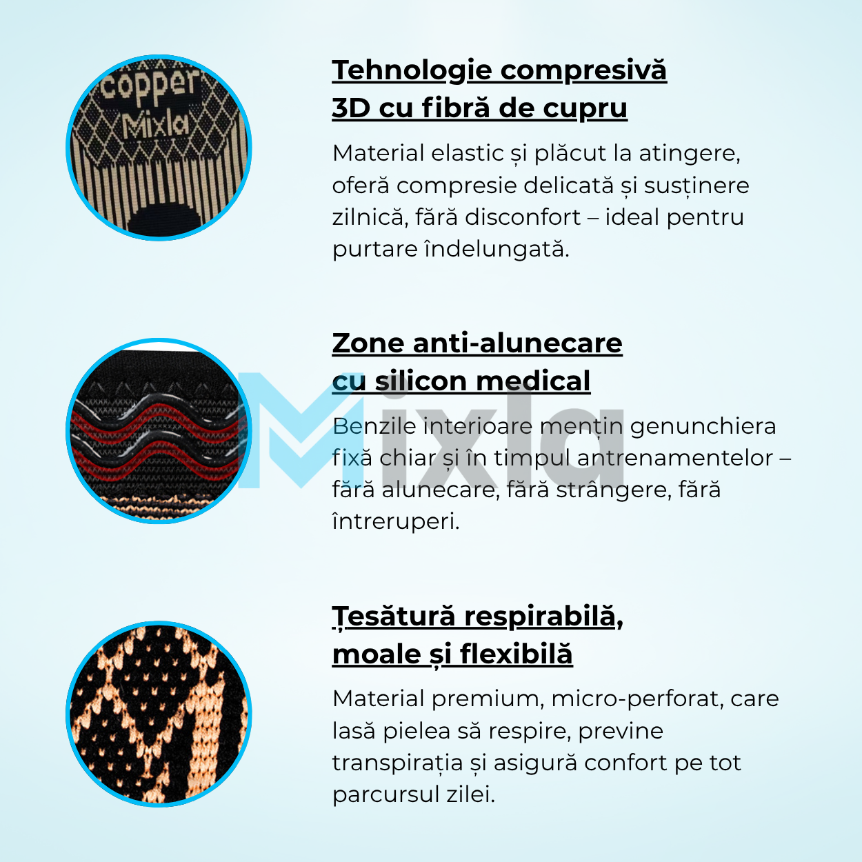 Genunchiere Cu Fir De Cupru
