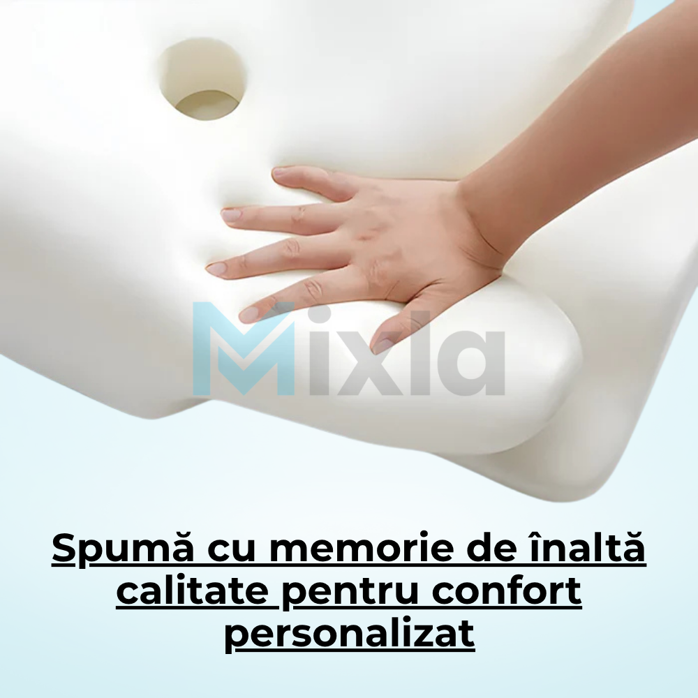 Perna Fluture Ortopedica Cervicala din Spuma cu Memorie