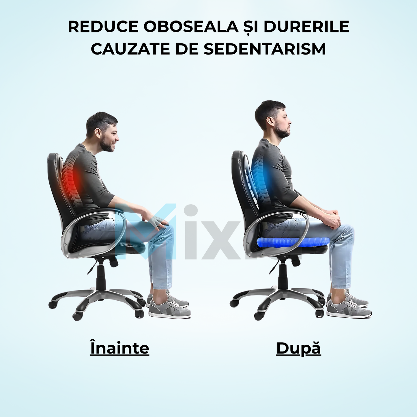 Perna Ortopedica Cu Gel pentru Dureri Lombare si Solduri