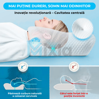 Perna Fluture Ortopedica Cervicala din Spuma cu Memorie