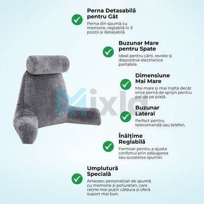 Perna de Relaxare pentru Citit, Lucrat si Odihna