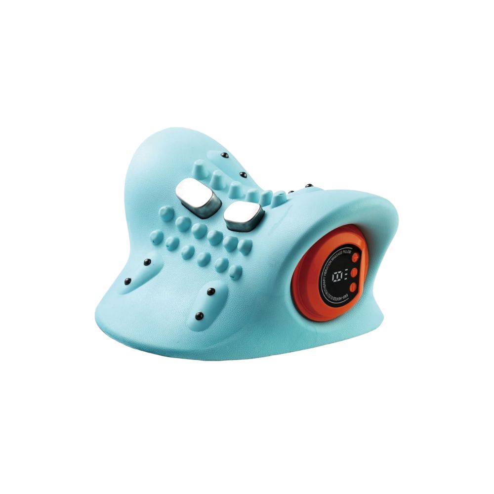 Perna de Masaj Cervical 4 in 1 cu Intindere, Caldura si EMS