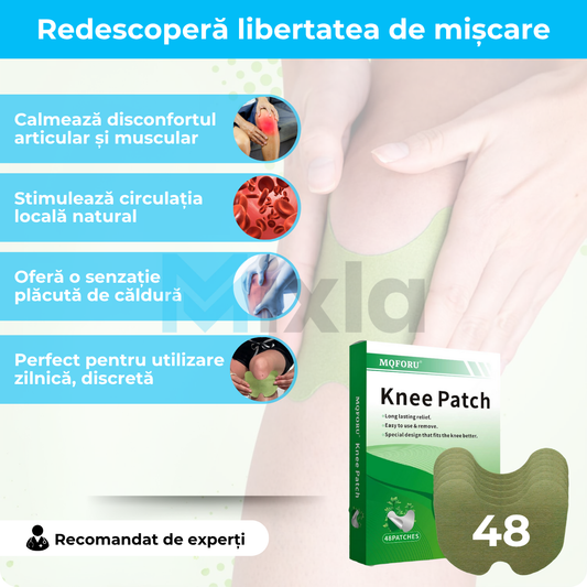 Set 48 Plasturi Din Pelin Pentru Dureri