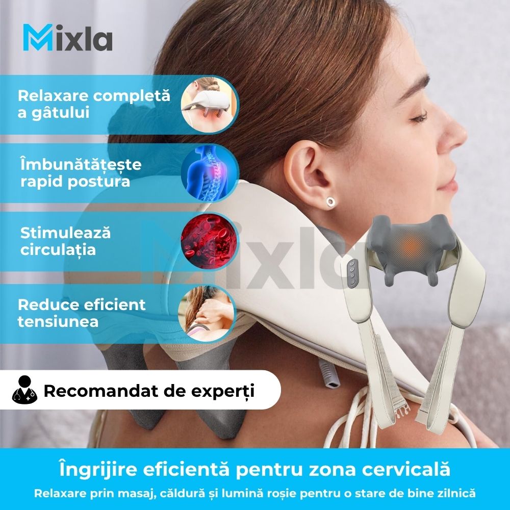 Aparat de Masaj Cervical 3 in 1