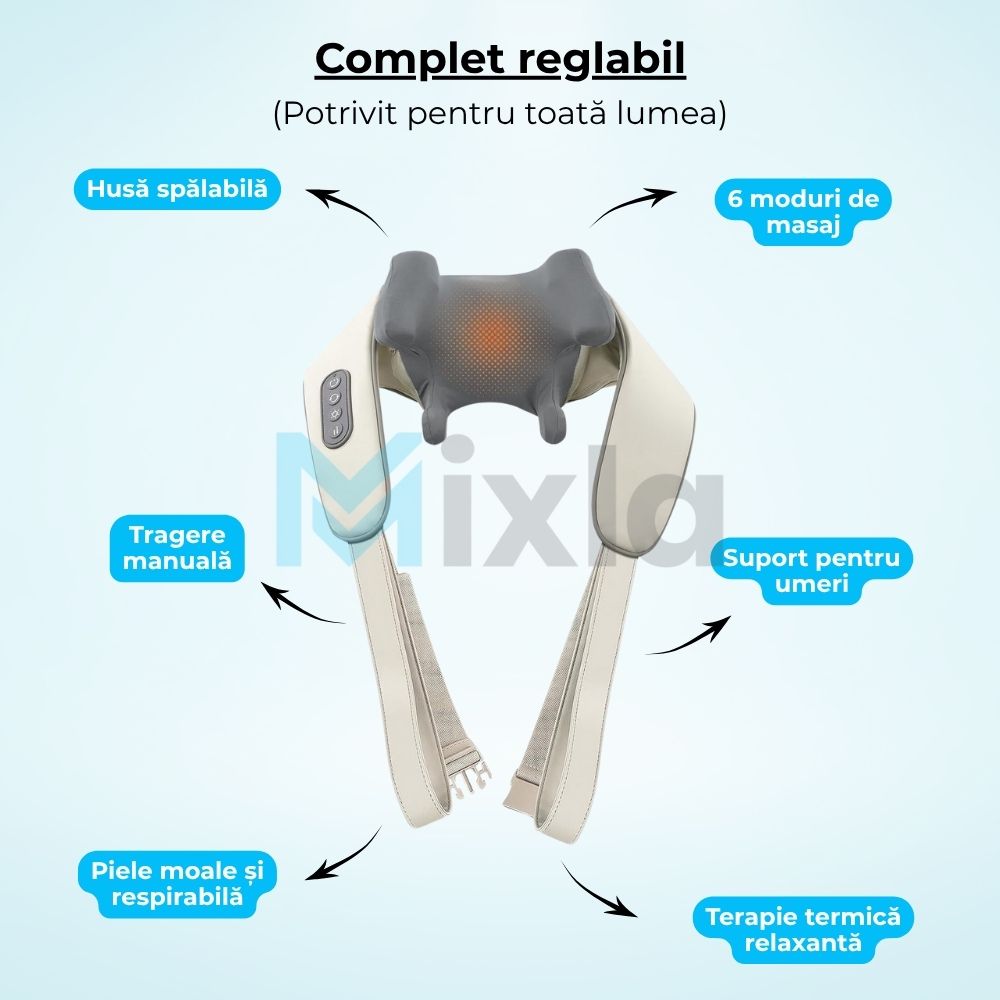 Aparat de Masaj Cervical 3 in 1