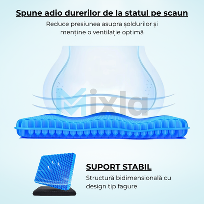 Perna Ortopedica Cu Gel pentru Dureri Lombare si Solduri